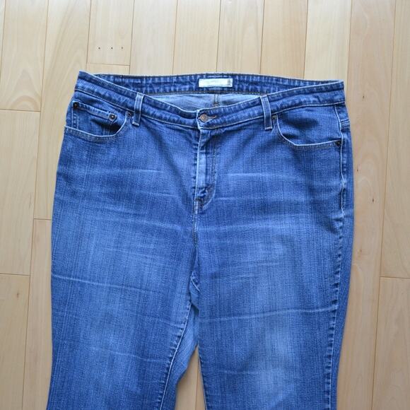 Levi's 580 Denim Blue Jeans Y2K Size 22W Plus Size - Picture 2 of 5
